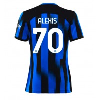 Camiseta Inter Milan Alexis Sanchez #70 Primera Equipación para mujer 2023-24 manga corta